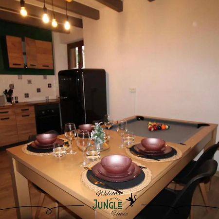 Maison Jungle House: Spacious Gaming Retreat in Montbrison Exterior photo